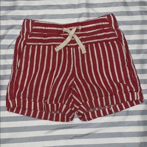 Faded Glory Girls Striped shorts size XS